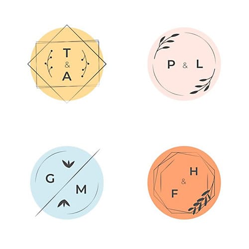 لیبل خام دایره